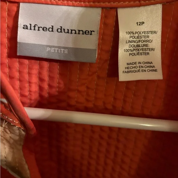 ALFRED DUNNER  petite “floral” jacket - Size 12P - Picture 4 of 9